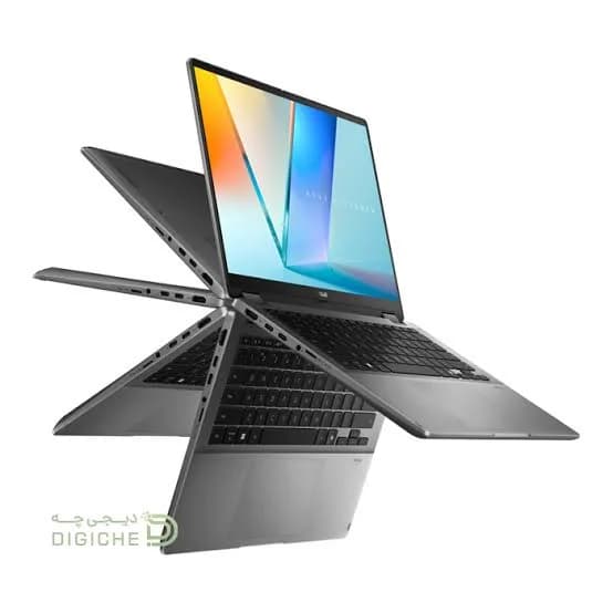 ASUS VIVOBOOK 14 FLIP TP3407S ULTRA7(256V)-16G DDR5X-1T-INTEL IRIS-14" WUXGA OLED , TUOCH X360 RGB,JAEGER GREY WIFI7 , BT , USB3.2A , USB3.2C , 4CELL 70WH GRADE : OPENBOX same as new