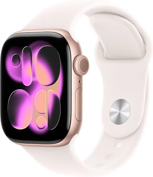 ساعت هوشمند اپل واچ سری 11  S11    42MM  Rose Gold jet Black