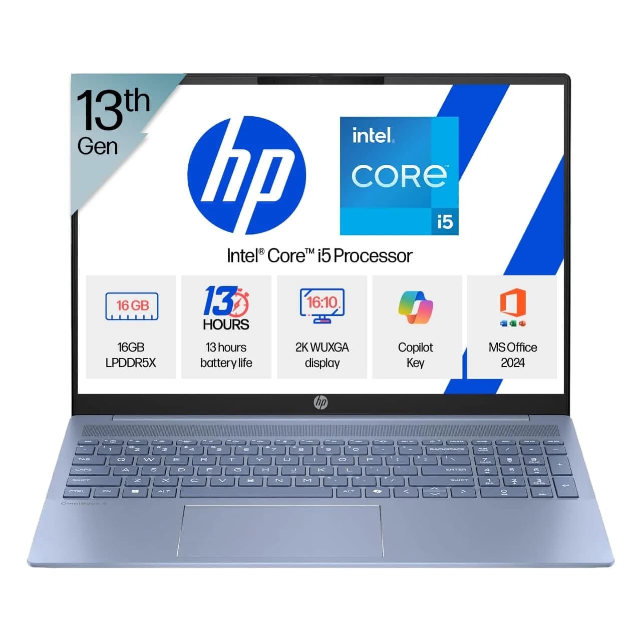 Hp OmniBook 5 XFlip       Cpu: i5(1334u)-Ram: 16G D5-SSD: 512G m2-VGA: intel iris xe-14” wqhd-1920*1200