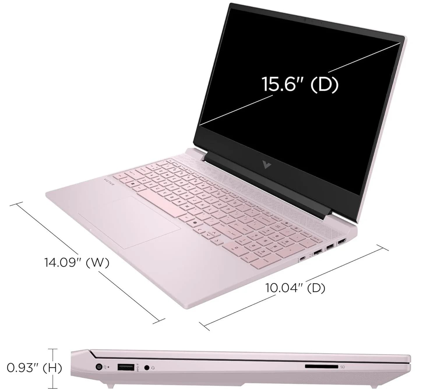 Hp Victus 15-fa2016tx       I7-12700h-16g ram ddr4-1tb ssd-4g rtx 3050ti-15.6” -144hz pink